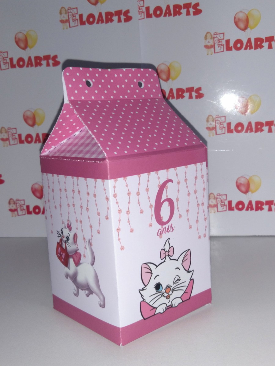 Caixa Milk Gato Galáctico – Kit com 5 unidades – Eloarts